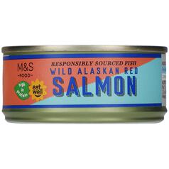 M&S Wild Alaskan Red Salmon 105g
