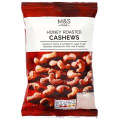 M&S Honey Roasted Cashews 250g