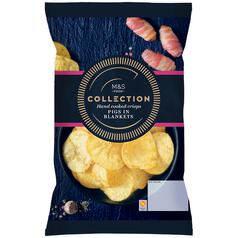 M&S Collection Pigs in Blankets Hand Cooked Crisps 150g