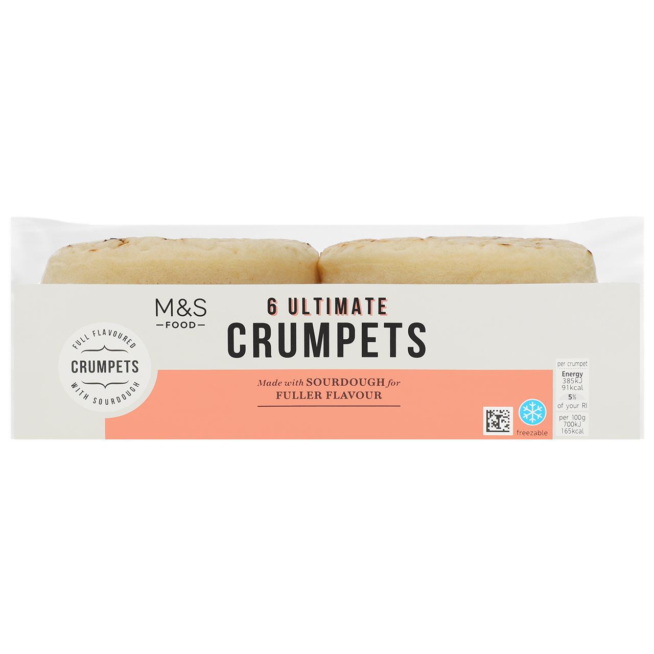 M&S Ultimate Crumpets 6 per pack