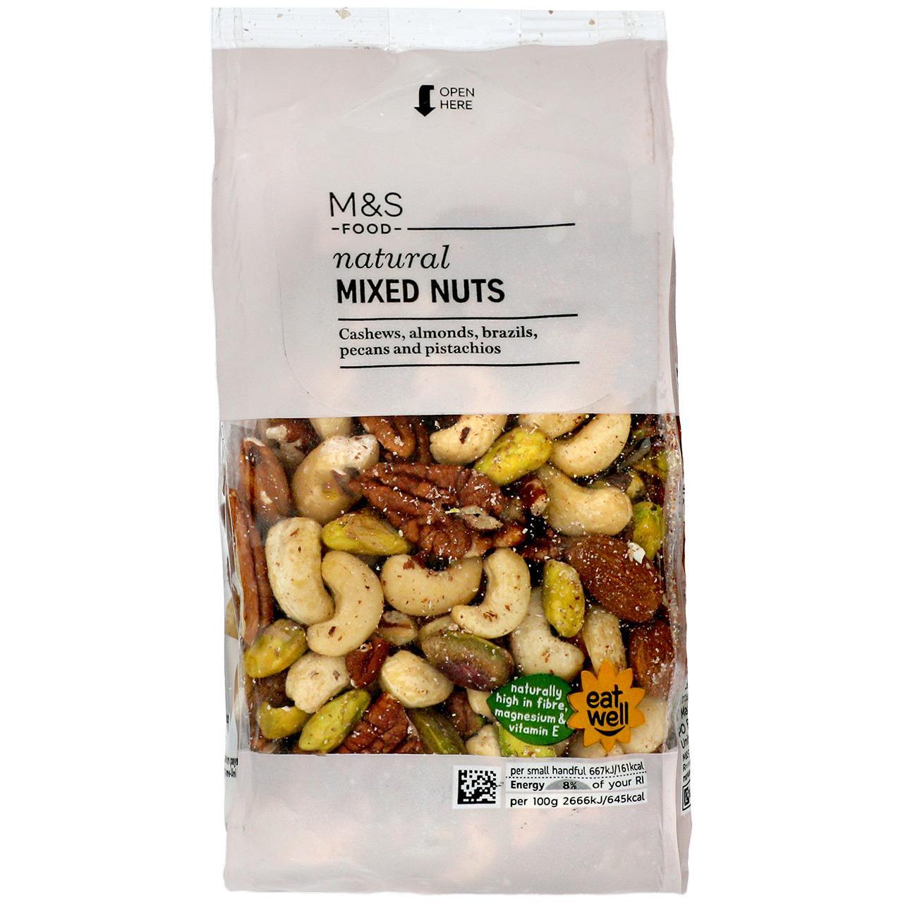 M&S Natural Mixed Nuts 350g