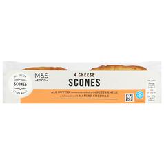M&S Cheese Scones 4 per pack