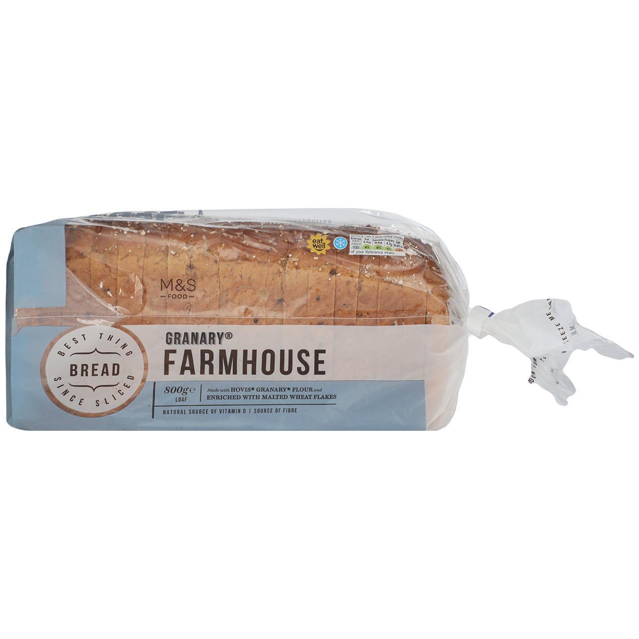 M&S Soft Granary Farmhouse Bread Loaf 800g
