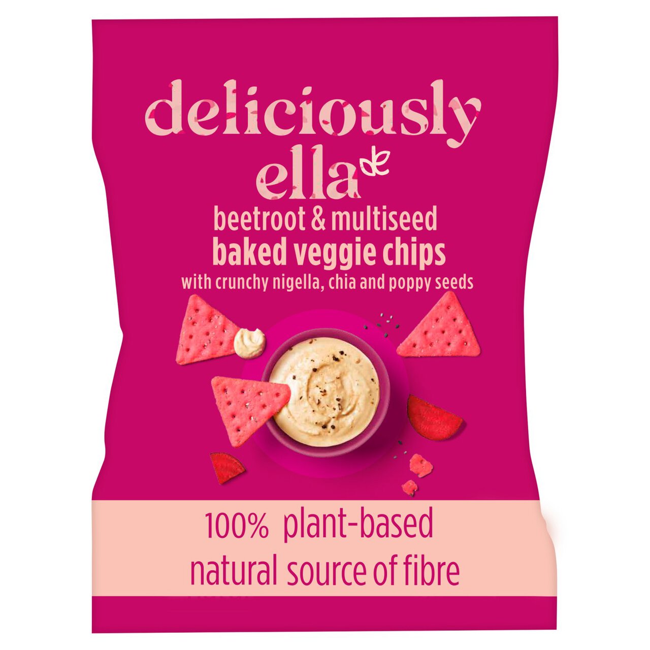Deliciously Ella Beetroot & Multiseed Chips 100g