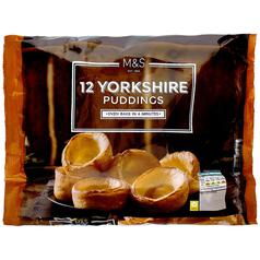 M&S 12 Yorkshire Puddings Frozen 220g