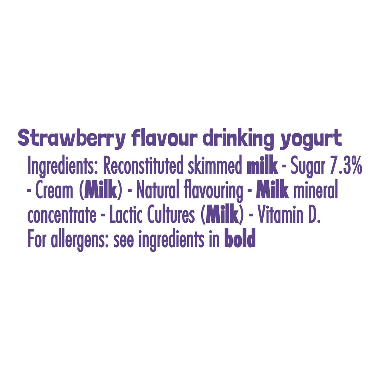 Petits Filous Strawberry Drinking Yogurt 4 x 100g