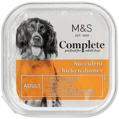 M&S Succulent Chicken Dinner Adult Dog Food 150g