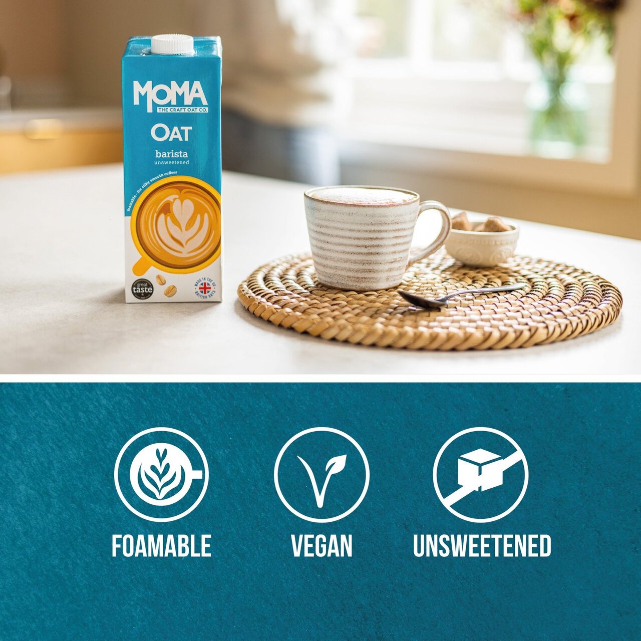 MOMA Barista Oat Drink Unsweetened 1l