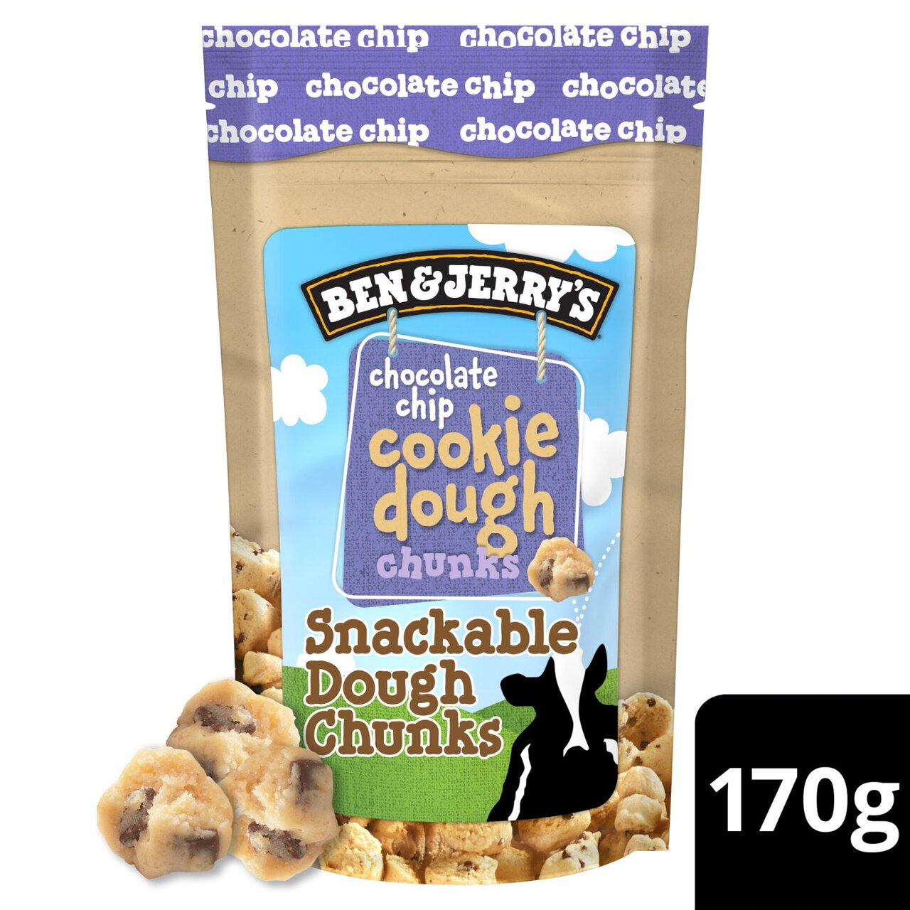 Ben & Jerry's Chocolate Chip Cookie Dough Ice Cream Chunks 170g