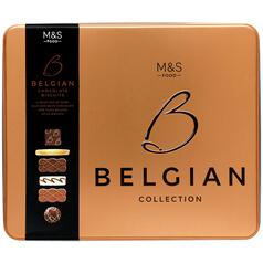 M&S Belgian Chocolate Biscuits Tin 400g