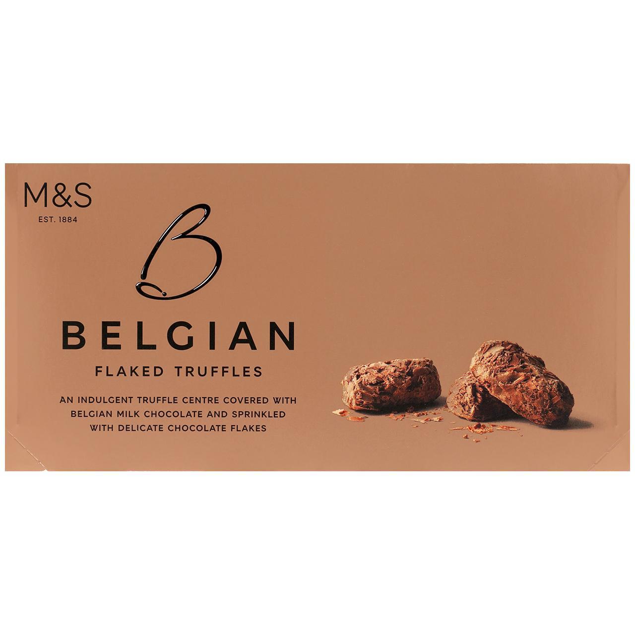 M&S Belgian Flaked Chocolate Truffles 200g