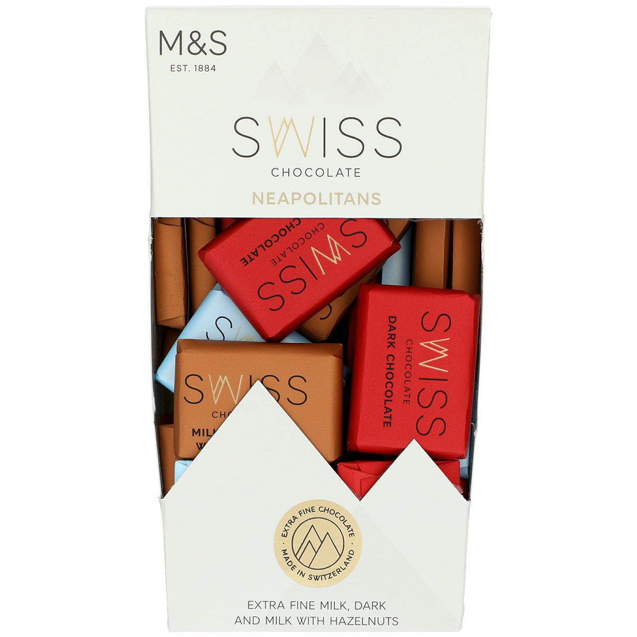 M&S Swiss Chocolate Neapolitan Selection 250g