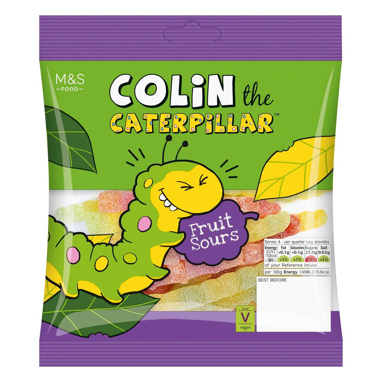 M&S Colin The Caterpillar Fruit Sours 170g