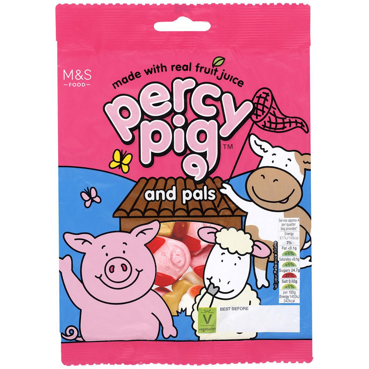 m&s percy pig soft toy