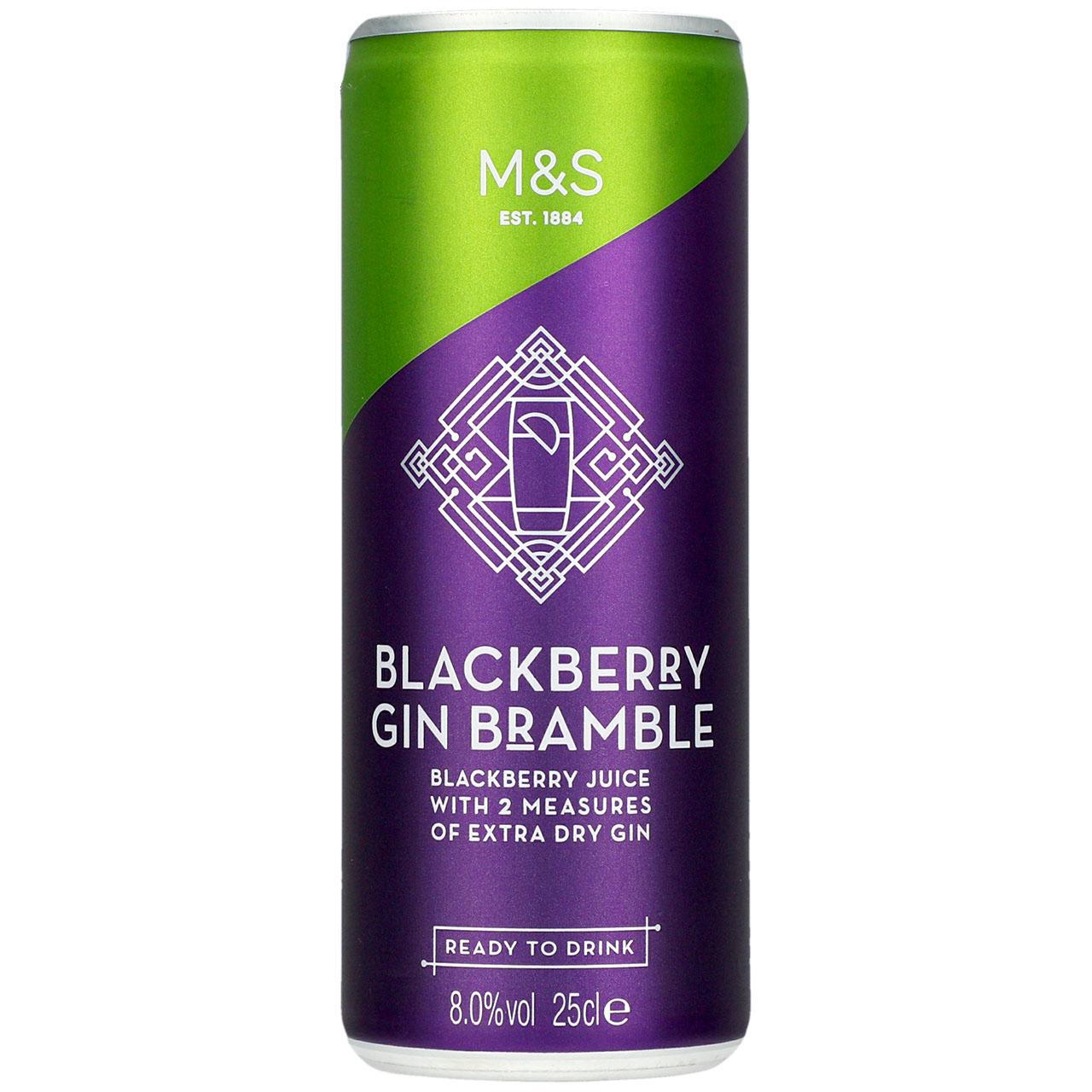 M&S Blackberry Gin Bramble 25cl