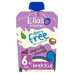 Ella's Kitchen Dairy Free Pear and Fig Porridge Baby Food Pouch 6+ Months 100g