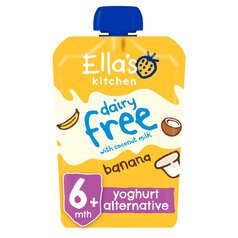 Ella's Kitchen Banana Organic Dairy Free Yoghurt Pouch, 6 mths+ 90g