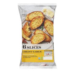 M&S Cheesy Garlic Baguette Slices 6 per pack