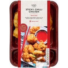 M&S Sticky Chilli Chicken 370g