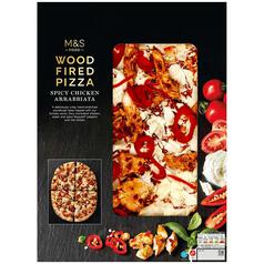 M&S Wood Fired Pizza with Spicy Chicken Arrabbiata 457g