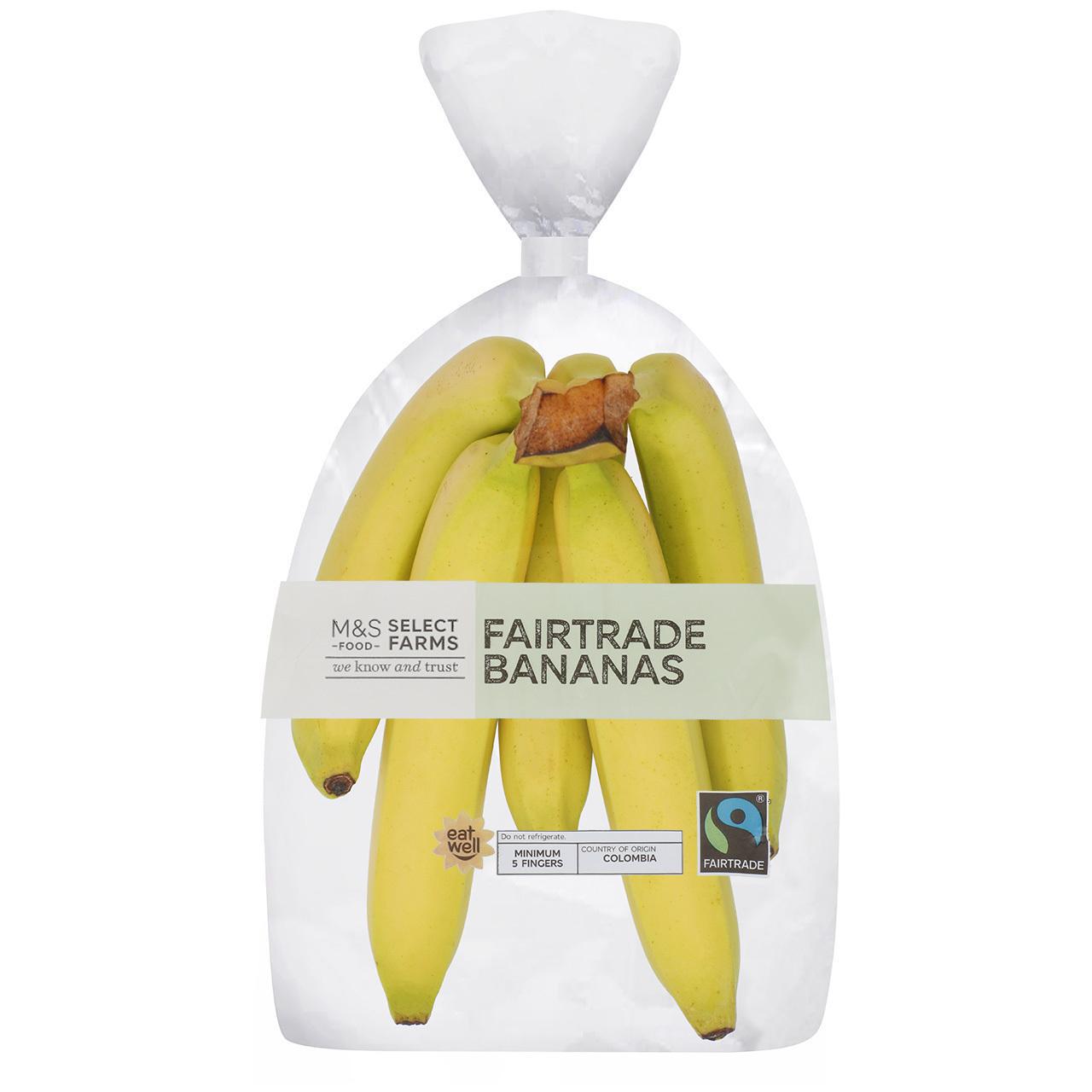 M&S Fairtrade Bananas 6 per pack