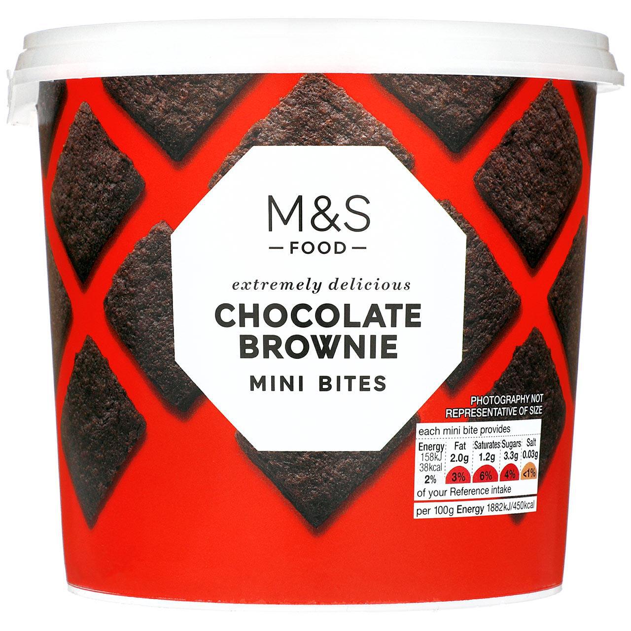 M&S Chocolate Brownie Mini Bites 235g