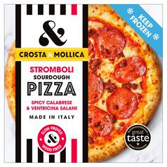 Crosta & Mollica Stromboli Sourdough Pizza with Pepperoni & Spicy Salami 447g