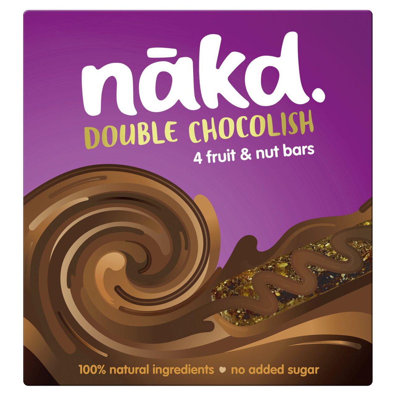 Nakd Double Chocolish Fruit, Nut & Cocoa Bars 4 x 35g