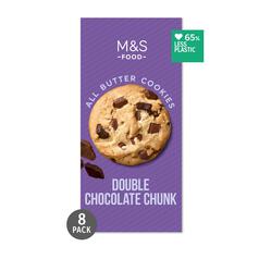 M&S All Butter Double Belgian Chocolate Chunk Cookies 200g
