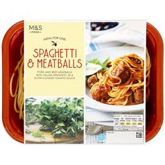 M&S Spaghetti & Meatballs in a Tomato Sauce 400g