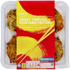M&S Crispy Tempura Vegetable Fritters 150g