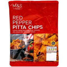 M&S Red Pepper Pitta Chips 150g