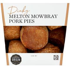 M&S 10 Dinky British Melton Mowbray Pork Pies 250g