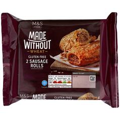 M&S Made Without Sausage Rolls 2 per pack