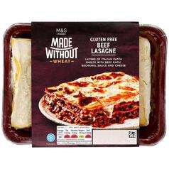 M&S Made Without Wheat Beef Lasagne 400g