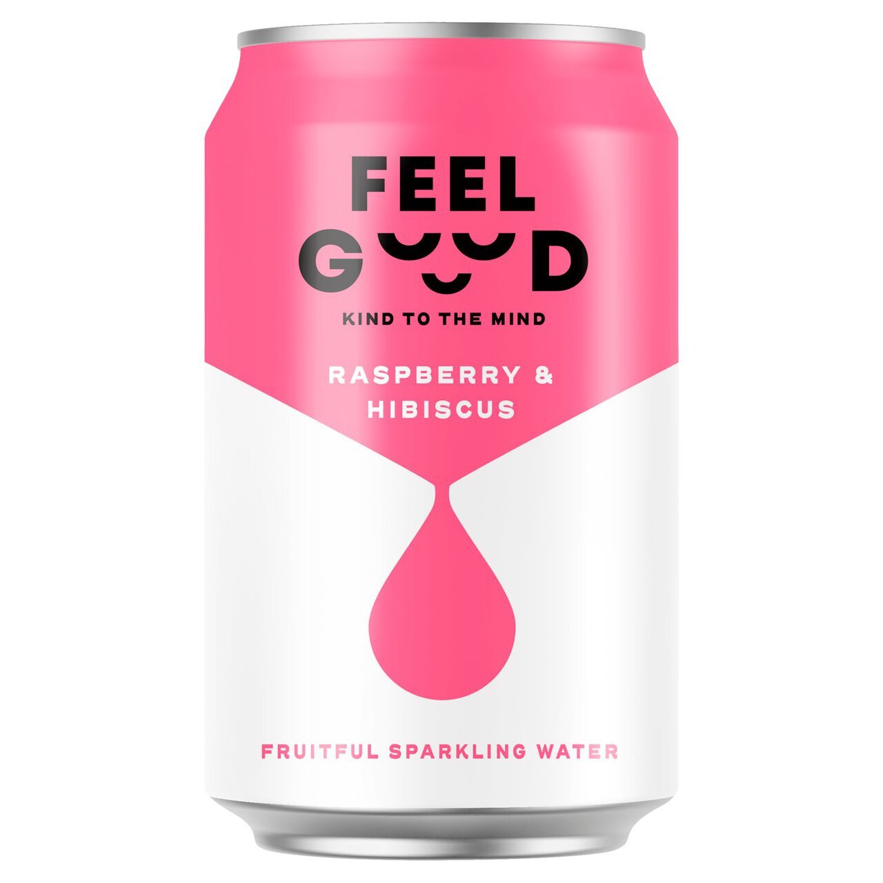 Feel Good Raspberry and Hibiscus Sparkling Fruitful Water 330ml