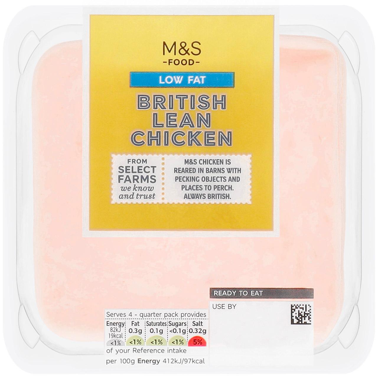 M&S British Lean Chicken 8 Slices 80g