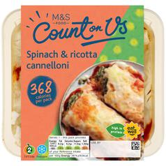 M&S Count On Us Spinach & Ricotta Cannelloni 400g
