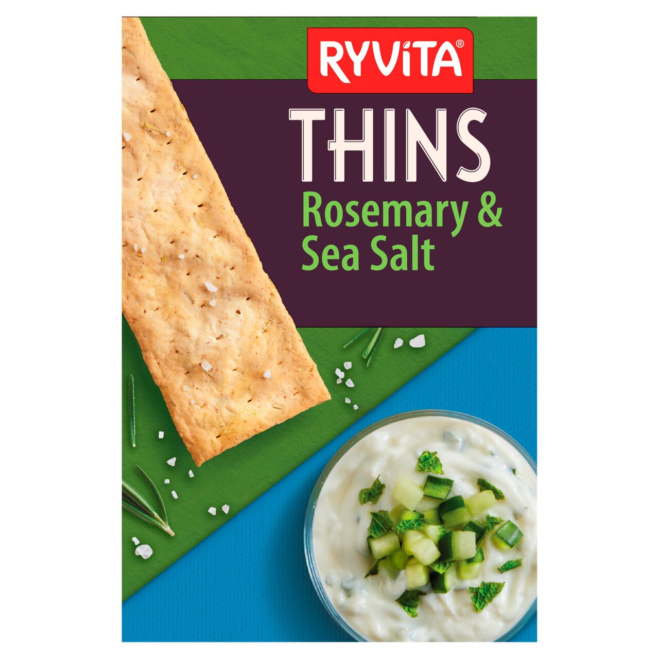 Ryvita Rosemary & Sea Salt Thins 125g