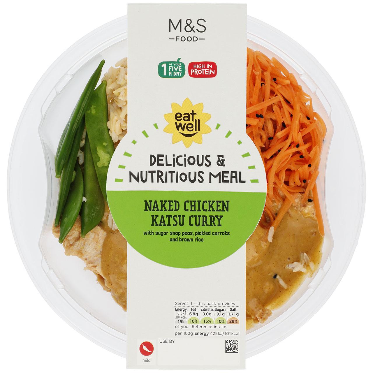 M&s Eat Well Chicken Katsu Curry 380g 