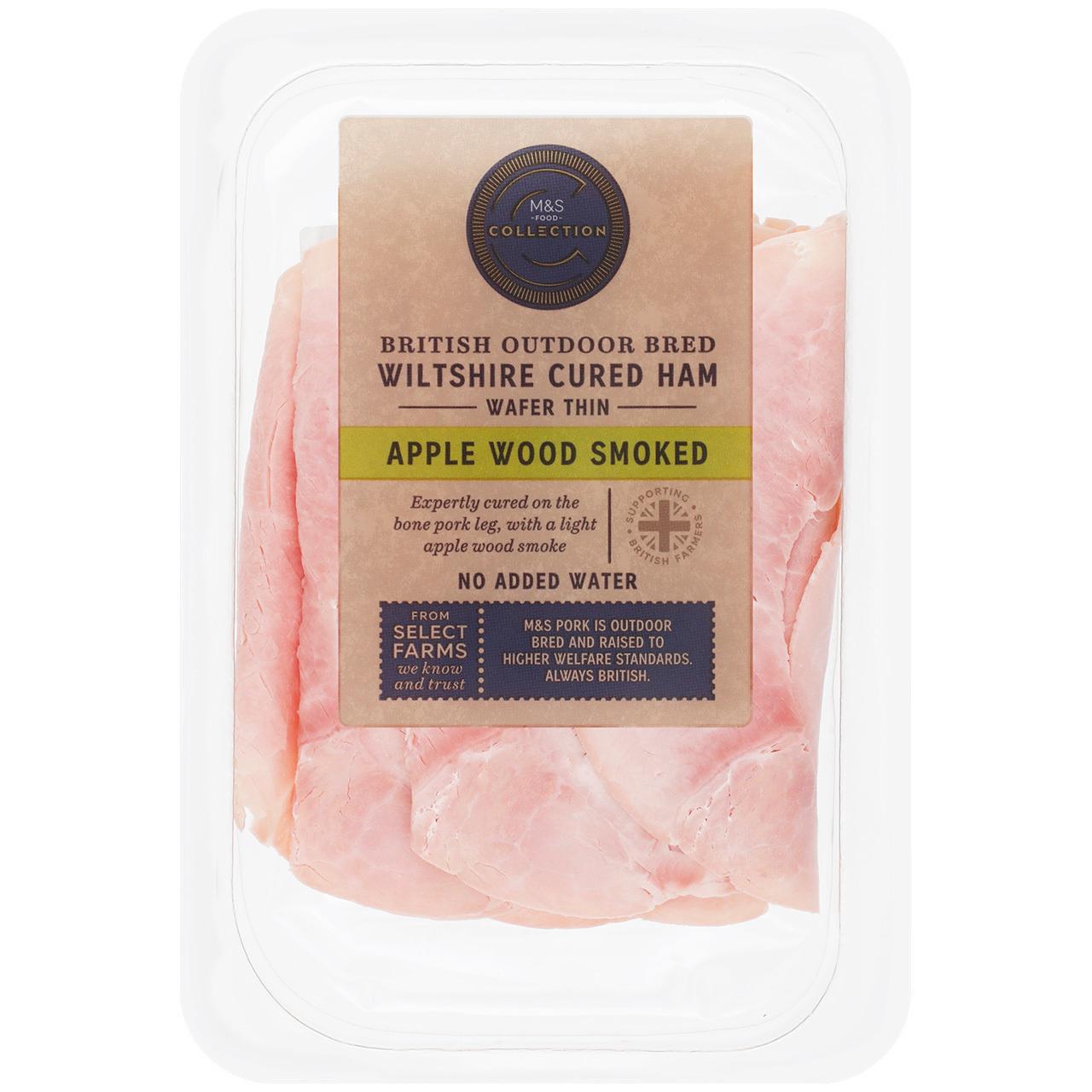 M&S British Wiltshire Cured Smoked Ham 115g