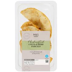 M&S Handcrafted Feta & Herb Parcels 4 per pack
