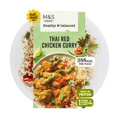 M&S Eat Well Red Thai Chicken Curry 380g