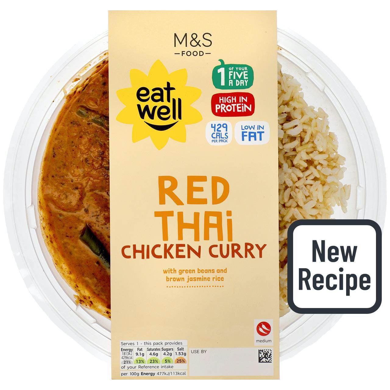 M&S Eat Well Red Thai Chicken Curry 380g | Zoom