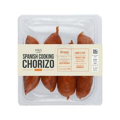 M&S Spanish Chorizo Sausages 180g