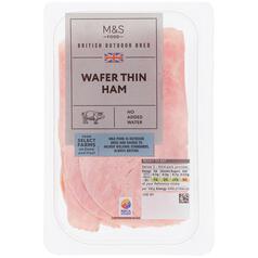 M&S British Wafer Thin Ham 125g
