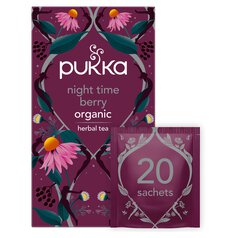 Pukka Tea Night Time Berry Organic Herbal Tea 20 per pack