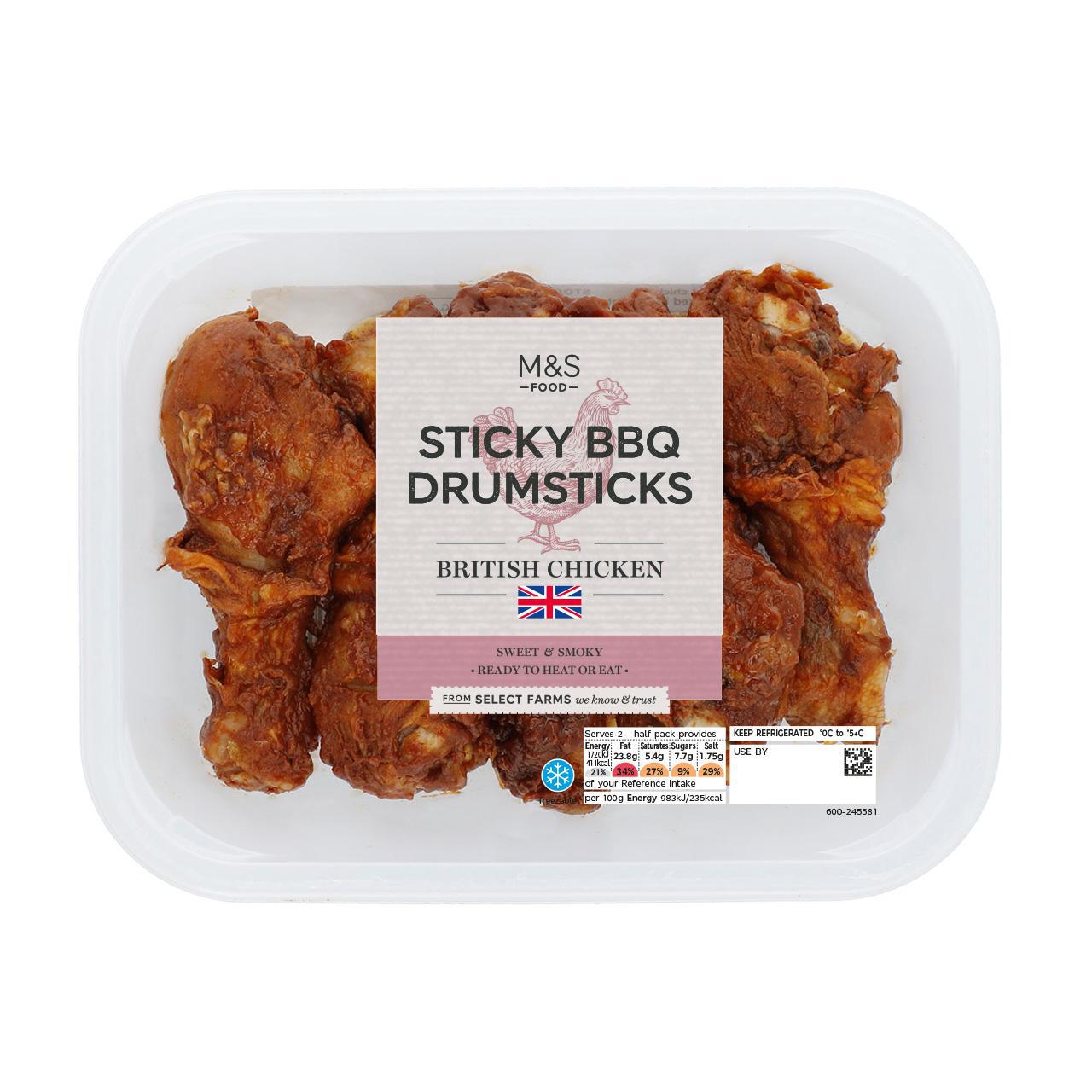 M&S BBQ Chicken Drumsticks 350g