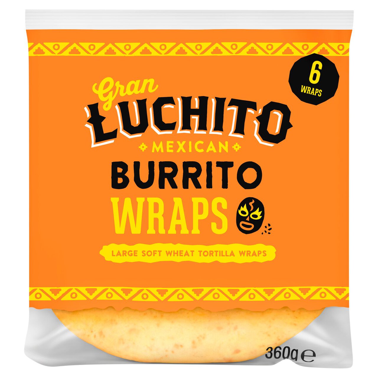 Gran Luchito Burrito Wraps 6 per pack