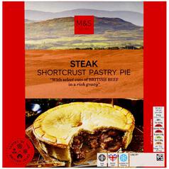 M&S Steak Shortcrust Pastry Pie 550g
